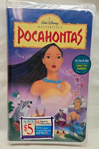Pocahontas Walt Disney Masterpiece Classics VHS, SEALED, NEW - Picture 1 of 2