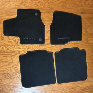 Ford Expedition Premium Mat Set JL1J 78130D00 DC3JA6 Black EUC - Picture 1 of 5
