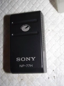 Genuine Sony NP-77H Handycam Battery Pack 2400mAh 6V Rechargeable Battery, NEW - Picture 1 of 6