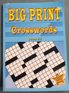 CRUCIGRAMA GRAN IMPRESIÓN Libro Tapa Blanda Vol 12 (38 puzzles en total) - Imagen 1 de 6