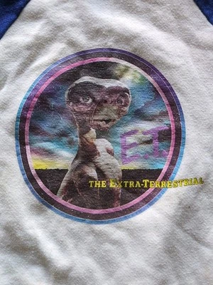 ¡Raro! ¡Con etiquetas! De colección 1982 E.T. Universal Studio Movie Sudadera Juvenil L Vintage Foto 1 de 4
