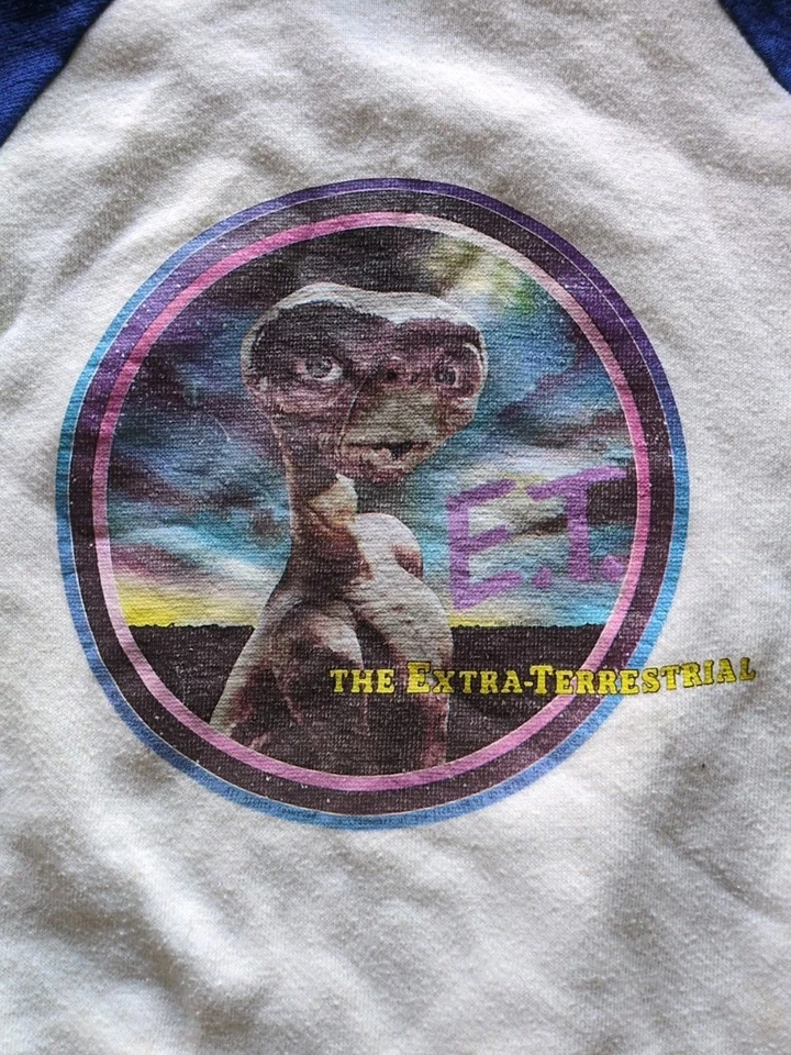 ¡Raro! ¡Con etiquetas! De colección 1982 E.T. Universal Studio Movie Sudadera Juvenil L Vintage Foto 1 de 4