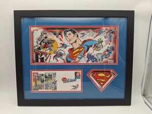 Superman Limited Edition 1048/2006 DC Comics gerahmt USPS 1. Ausgabe Briefmarke 22x18 - Bild 1 von 7