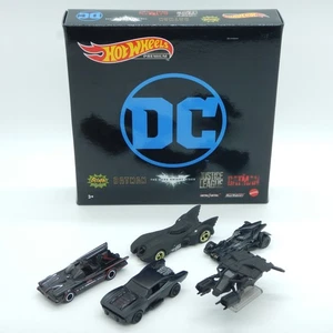 Hot Wheels Batman Batmobile 5er-Set 1:64 Premium Modellautos Sammleredition NEU - Bild 1 von 11