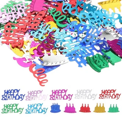 1 Bag Birthday Sequins Birthday Decoration Table Scatters birthday decor - Image 1 of 4