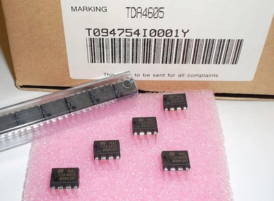 STMICROELECTRONICS 4 Stück TDA4605 | SWITCH MODE POWER SUPPLIES IC for using MOSFET | DIP8 | STM