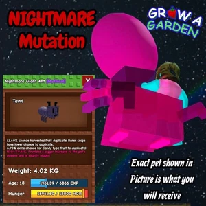 NIGHTMARE Giant Ant. Age/Weight Shown In Photo. Grow A Garden. Same Day - Picture 1 of 1