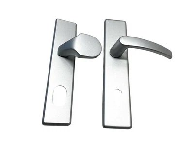 Maniglia per porta esterna Abus HLZS814 F1 argento B-WARE - Immagine 1 di 4