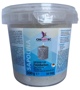 Giessbeton Feinbeton 56 056 SAPOLINA 500g Bastel Beton Giessmassen von CREARTEC - Bild 1 von 6