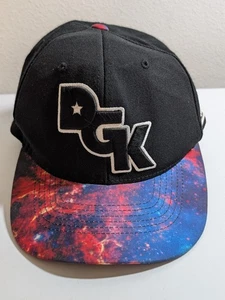 Cappello berretto DGK Dirty Ghetto bambini Y2K KAYO RARO Space Galaxy snapback skateboarding - Foto 1 di 9
