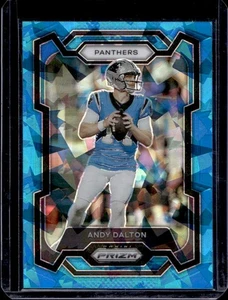 2023 Prizm Andy Dalton Blue Ice #13/99 Panthers - Picture 1 of 2