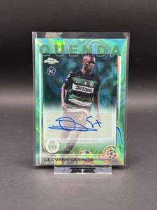 Geovany Quenda RC AUTO /199 Aqua Lava 2024-25 Topps Chrome UCC Sporting SCP - Bild 1 von 2