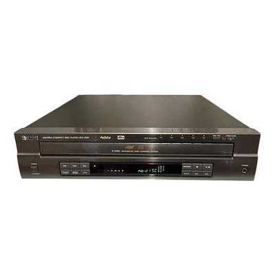 Sherwood Newcastle CDC-690T 5 Disc CD Changer Player dts DigiLink i Black Stereo - Image 1 of 4