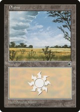 Plains (D) Portal HEAVILY PLD Basic Land MAGIC THE GATHERING MTG CARD ABUGames