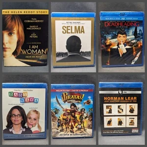Lot Of 6 Blu-ray Movies New Sealed See Pics For Titles Lot 1 - Picture 1 of 14