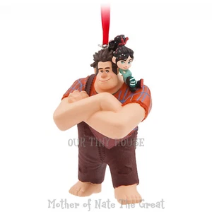 Disney Store Wreck It Ralph and Vanellope Ralph Breaks The Internet Ornament NEW - Picture 1 of 3