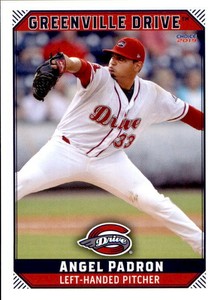2019 Greenville Drive Choice #18 Angel Padron Venezuela VZ Baseball Card