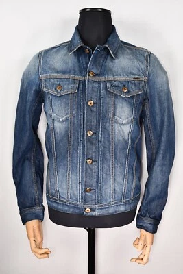 Diesel Elshar Destroyed Slim Fit Denim Men's Jacket size M - Image 1 of 4