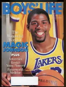 Boys' Life February 1991 Magic Johnson Lakers Antarctica Young Pioneers - Picture 1 of 2