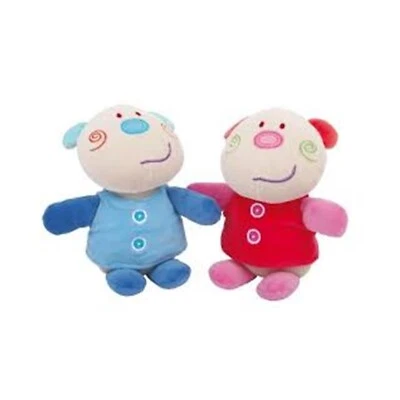 SMALL FOOT COMPANY Baby 2er Puppen Set Lulu & Fred weiche Stoffpuppe Rasselpuppe Baby NEU