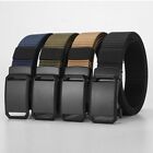 No Holes Automatic Buckle Belt 1.3 inch Invisible Belt for Men  for Jeans