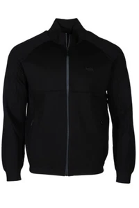 HUGO BOSS Zandiro Men’s Full Zip Sweater in Black 50504950 001 - Picture 1 of 4