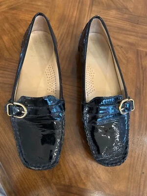 Mocassim feminino Lilly Pulitzer preto couro envernizado - Imagem 1 de 3