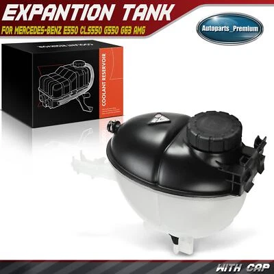 Coolant Expansion Tank with Cap for Mercedes-Benz W212 W218 E550 CLS550 C63 AMG - Image 1 of 4