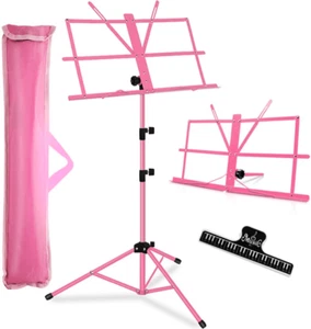 Supporto musicale, portatile pieghevole con borsa/clip foglio musicale - Foto 1 di 7
