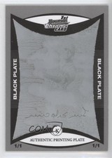 2008 Bowman Chrome Prospects Printing Plate Black 1/1 Luis De La Cruz 2v3