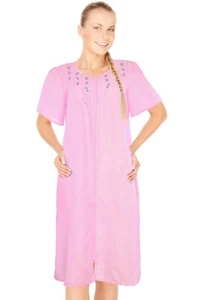 JEFFRICO House Dresses for Women with Pockets Lightweight Dusters Housecoat 2014 - Picture 1 of 48