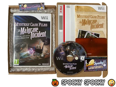 Mystery Case Files The Malgrave Incident Wii - UK PAL VGC CIB with Club Nintendo - Image 1 of 4