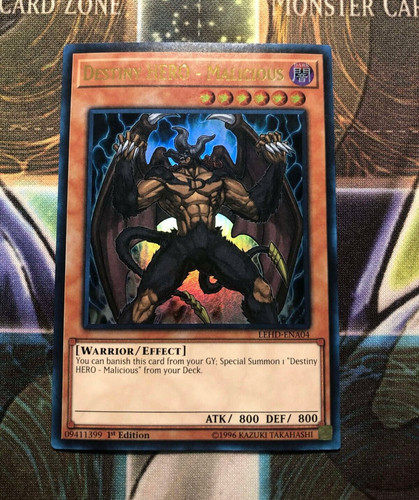 Yugi-oh! Destiny Hero Disk Commander Lehd-ena08 Ultra | Meses Sin Intereses