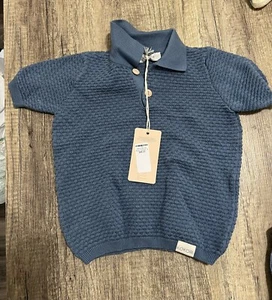 Kokori Boys Deniz Indigo Knit Blouse sz 6 nwt - Picture 1 of 3