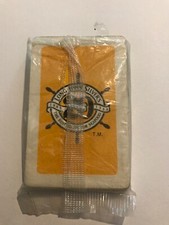Vintage 1989 Long John Silver's 20th Anniversary Fish Card Game - Yellow/White