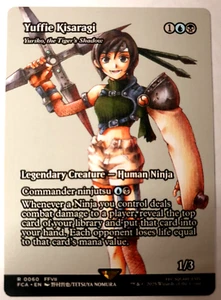 MTG Final Fantasy - Yuffie Kisaragi (Yuriko) - Borderless Rare - 0060 NM - Foto 1 di 1