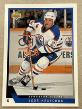 1993-94 Upper Deck Hockey Igor Kravchuk Card #174