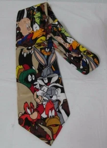 Looney Tunes Mania 100% Silk Men's Tie (60") - Picture 1 of 4