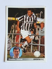 1996-97 Zinedine Zidane 1st Year Juventus #139 Panini Mejores Equipos de Europa