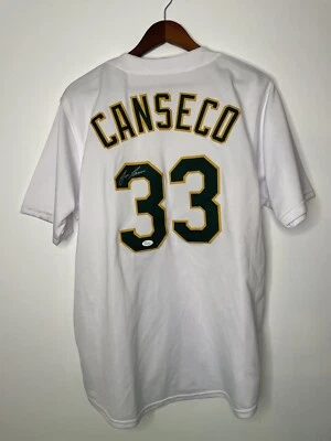 Oakland A’s Jose Canseco Signed Custom Jersey Size XL JSA - Image 1 of 4