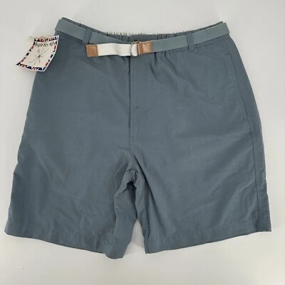 Cinturón Pantalones Cortos Vintage Bugle Boy Signature Golf Series Azul Talla 36 Nuevo con Etiquetas Nuevo en Lote Antiguo Foto 1 de 4