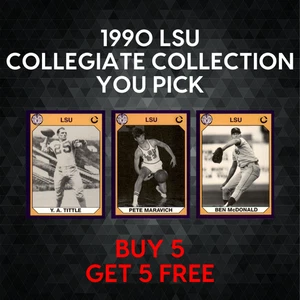 1990 Collegiate Collection LSU #1-200 - YOU PICK - Complete Your Set - Picture 1 of 201