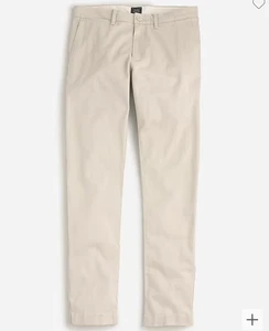 J Crew 484 Slim Fit Chino Hose Herren 36x32 Beige Baumwolle Stretch Zip Fly Freizeit - Bild 1 von 6