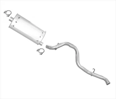 Exhaust System Muffler Tail Pipe For Jeep Wrangler 2.5L 4.0L 1997 1998 1999 - Image 1 of 4