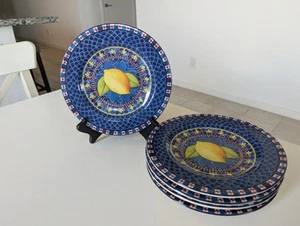 Juego de 5 Platos de Ensalada Williams Sonoma Sicilia Limón Hecho en Italia - Imagen 1 de 14