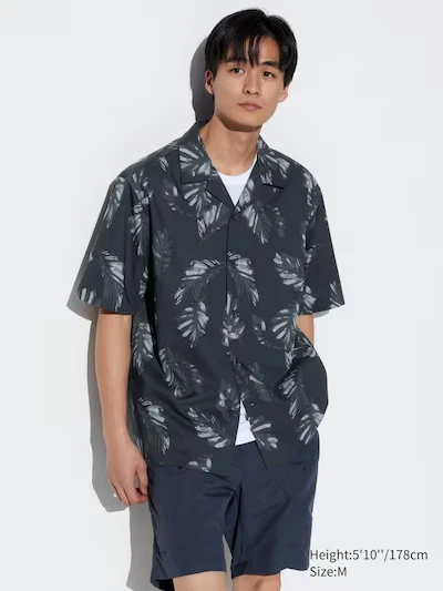 Uniqlo Open Collar Shirt Small - Image 1 of 1