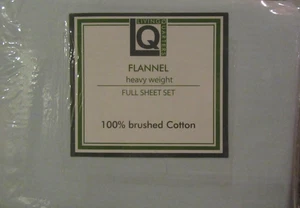 Living Quarters Cloud Blue Cold Weather Full Heavy Weight Flanell Laken Set - Bild 1 von 7