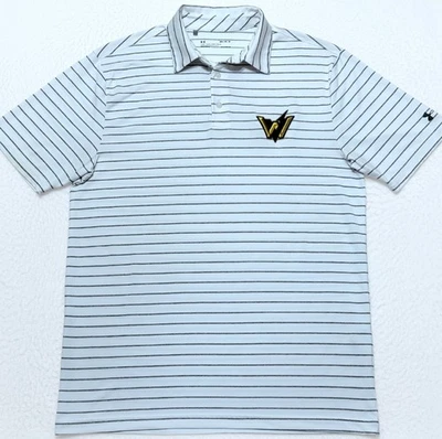 TEAM ISSUED Under Armour HeatGear MiLB West Virginia Power polo Men's MEDIUM M - Image 1 of 4