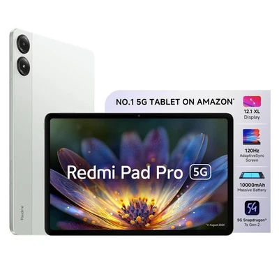 REDMI Pad Pro 5G 8 GB RAM 128 GB ROM 12.1 inch with Wi-Fi+5G Tablet (Silver) - Image 1 of 4