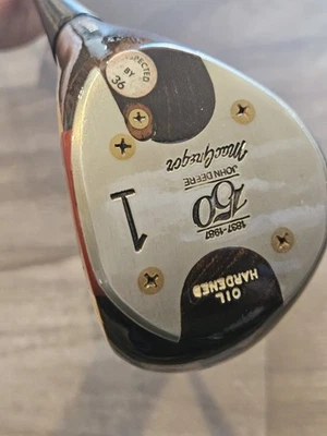 Nice Vintage MacGregor John Deere 150 Anniversary Driver 43.5" RH Persimmon - Image 1 of 4